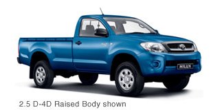 TOYOTA HILUX 2010 2.5 D-4d R/body SRX